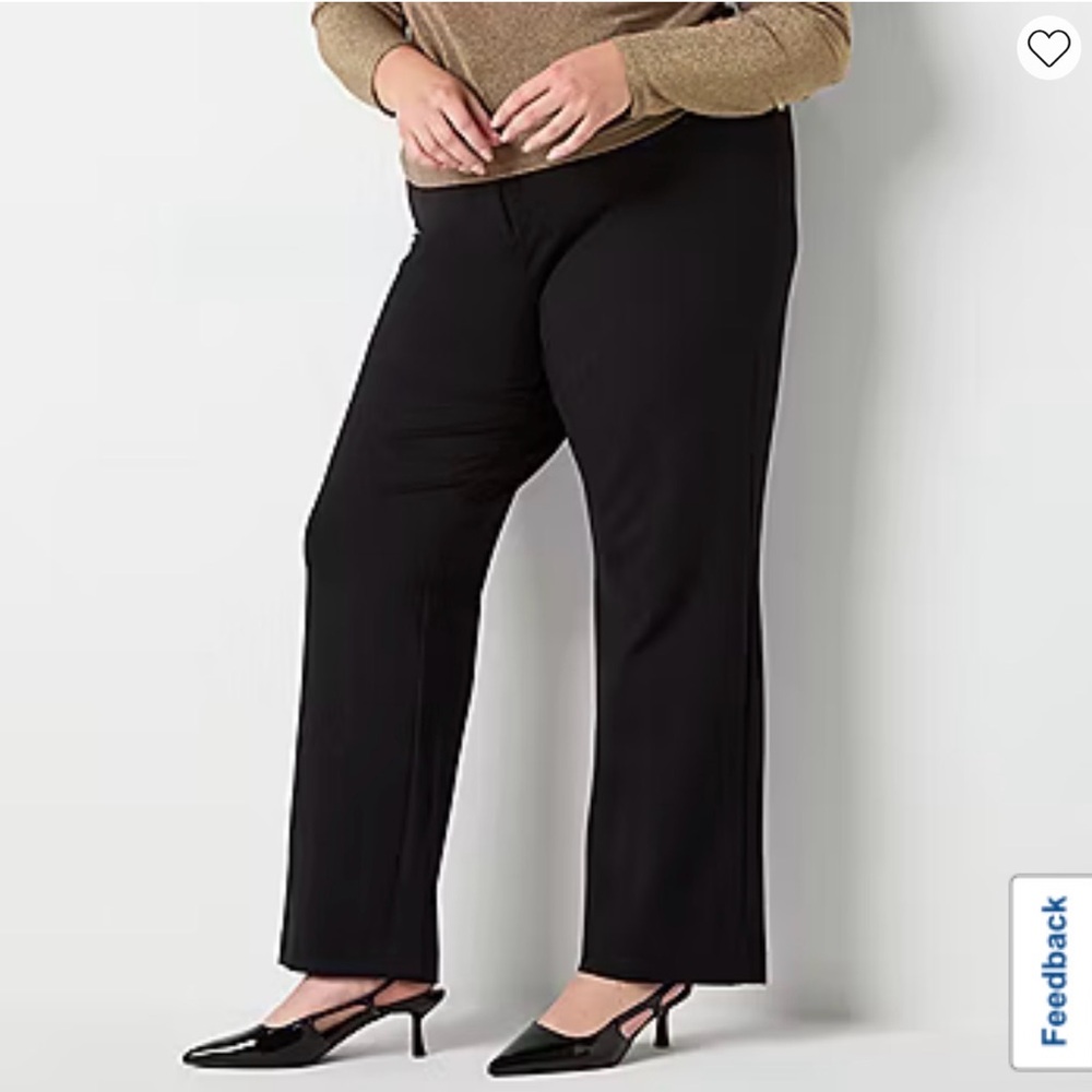 Worthington Womens Straight Leg Trouser